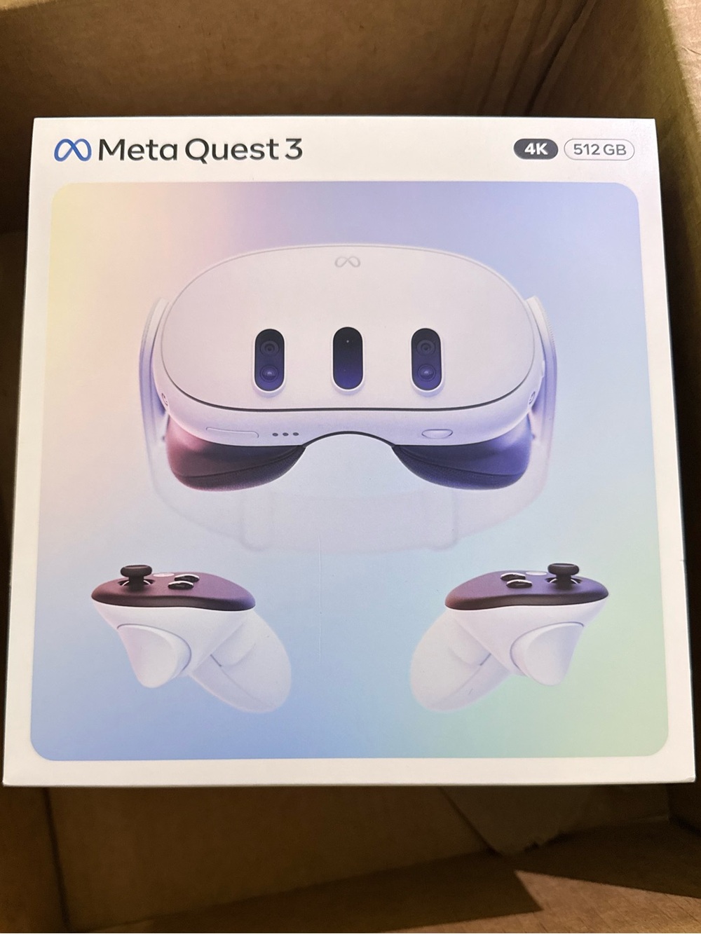 Quest 3 Standalone VR Headset - White (512GB)